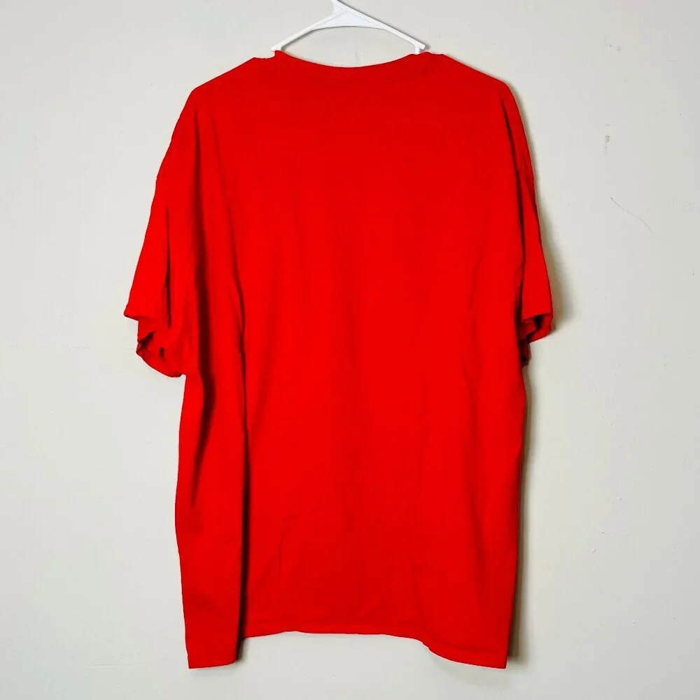Gildan Appling Raiders T-Shirt Men's 2XL Red Viking Graphic Tee School Spirit‎